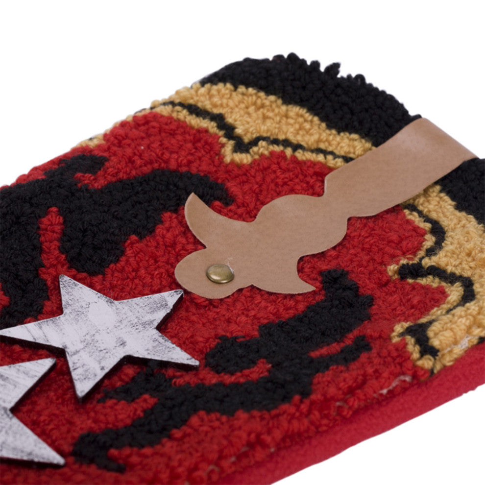 Set of 2 Hooked Stocking, Red Boot