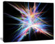 Light Blue Spectrum of Light, Abstract Canvas Art Print, 40x30