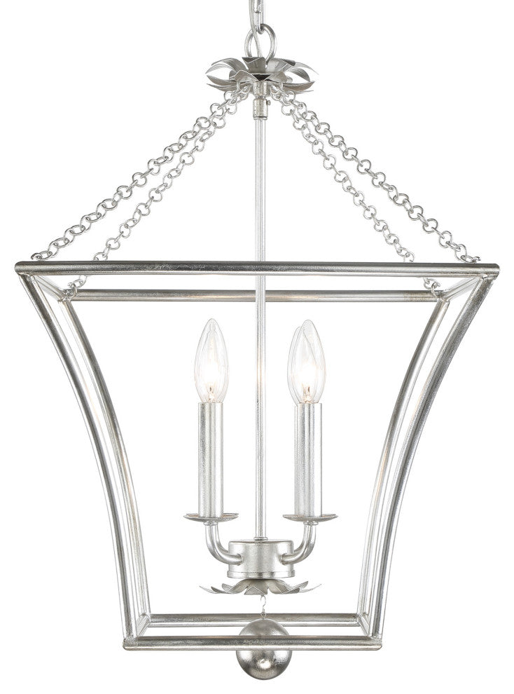 Crystorama Lighting Group 516 Broche 4 Light 16"W Taper Candle - Antique Gold