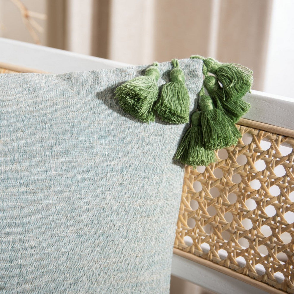 Safavieh Larzon Pillow Hunter Green 18" X 18"