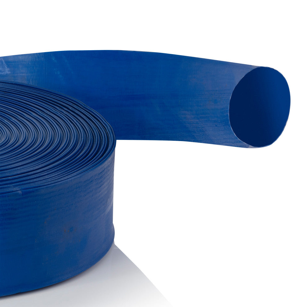 Alpine PVC Lay-Flat Water Discharge Hose x 300Ft, 3"Diameter