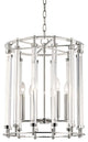 Haddon 6-Light Pendant, Polished Nickel