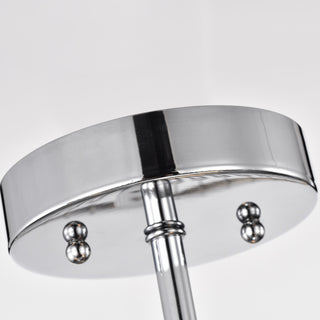 CHLOE Lighting FREY Transitional 3-Light Chrome Semi-Flush Fixture