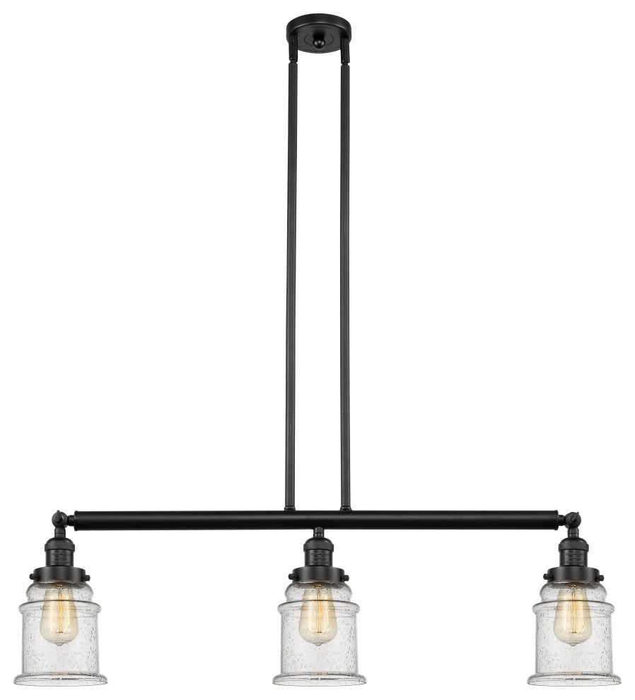 Innovations Lighting 213-Ob-G184-Led 3 Light Dimmable Led Island Light