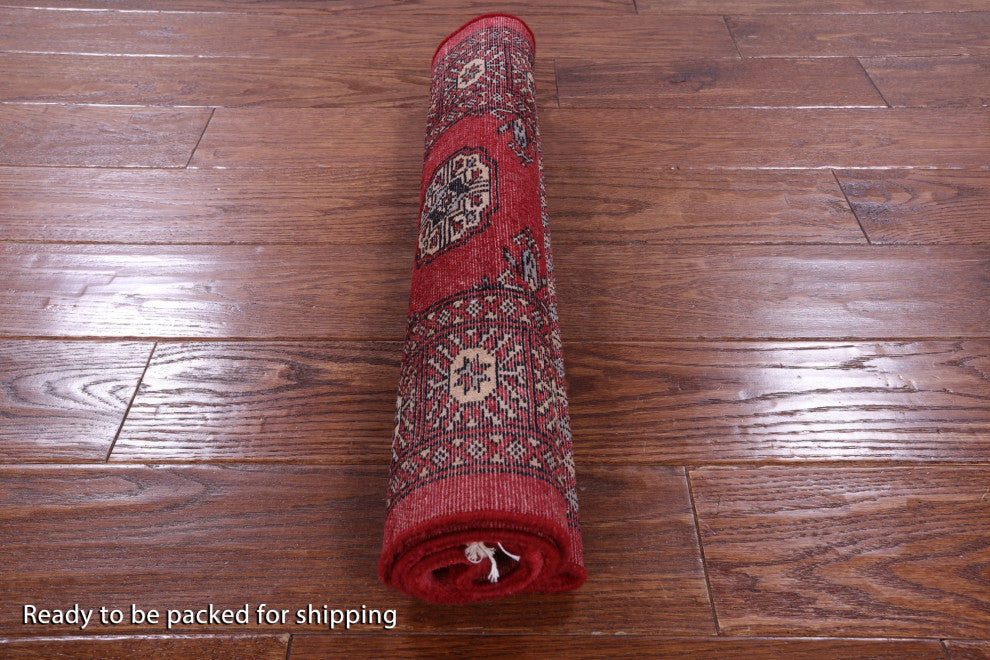 Silky Bokhara Hand Knotted Rug 2' 0" X 3' 0" - Q13862