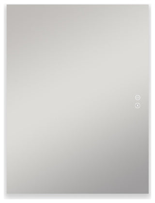 Aurora Backlit Dimmable LED Mirror with Defogger, 48"x36"x1.75"
