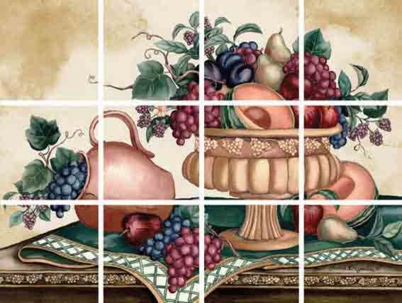 Fruitful Season 12-Piece Mural IdeaStix Peel and Stick