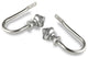 Augustus Curtain Rod Holdback, Satin Nickel
