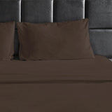 Bluff City Bedding, 1800 Thread Count 4-Piece Set, Brown, Twin/Twin Xl