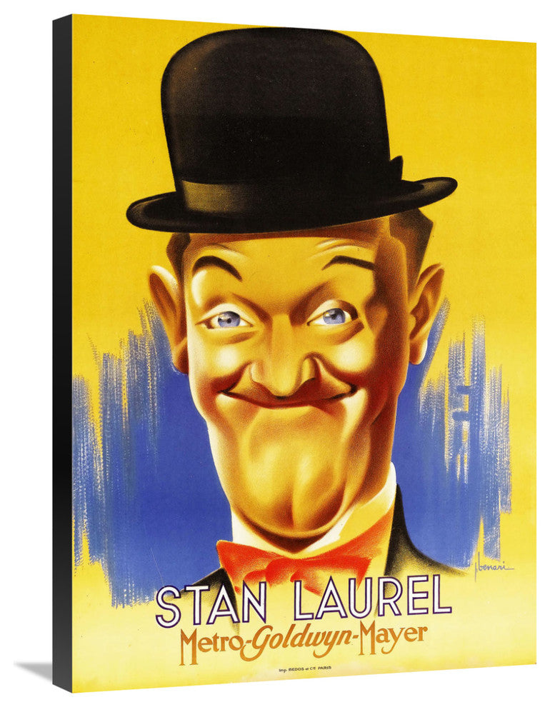 "Laurel & Hardy - Stan Laurel, 1933" Canvas by Hollywood Photo Archive, 22x30"