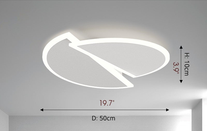 Dendermonde | Acrylic Round LED Ceiling Light, Brightness Dimmable