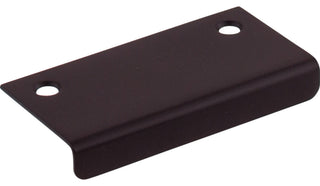 Top Knobs TK103 Tab 3"L Finger Cabinet Pull - Flat Black