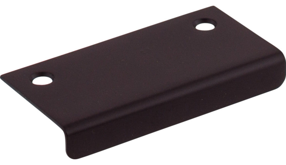 Top Knobs TK103 Tab 3"L Finger Cabinet Pull - Flat Black