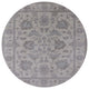 Ahgly Company Indoor Round Mid-Century Modern Area Rugs, 4' Round
