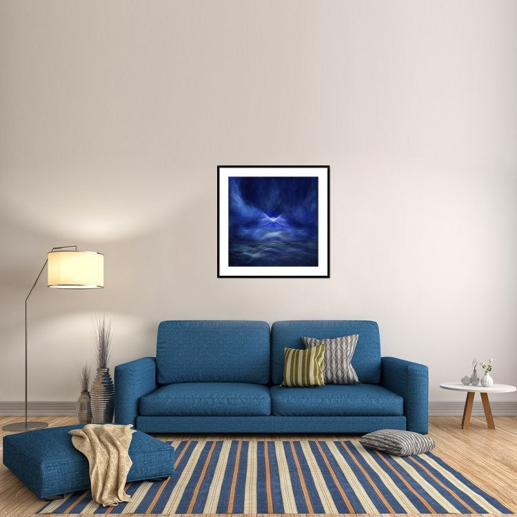 "Fairy Tale" Framed Digital Print by Willy Marthinussen, 38"x38"