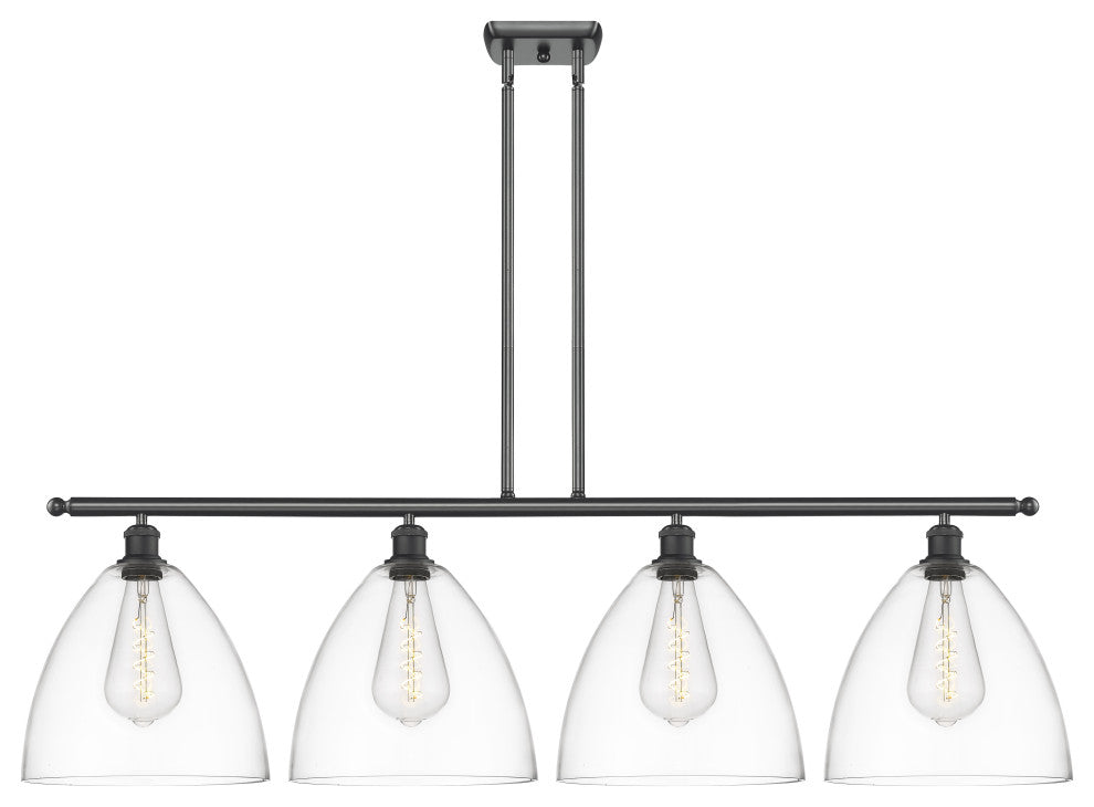 Innovations 516-4I-BK-GBD-122-LED 4 Light Island Light, Matte Black