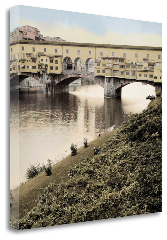 "Ponte Vecchio - 4" By Alan Blaustein, Giclee Print on Gallery Wrap Canvas