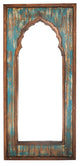 Yaya French Gothic Farmhouse Architectural Wall Window-24x52, Turquoise