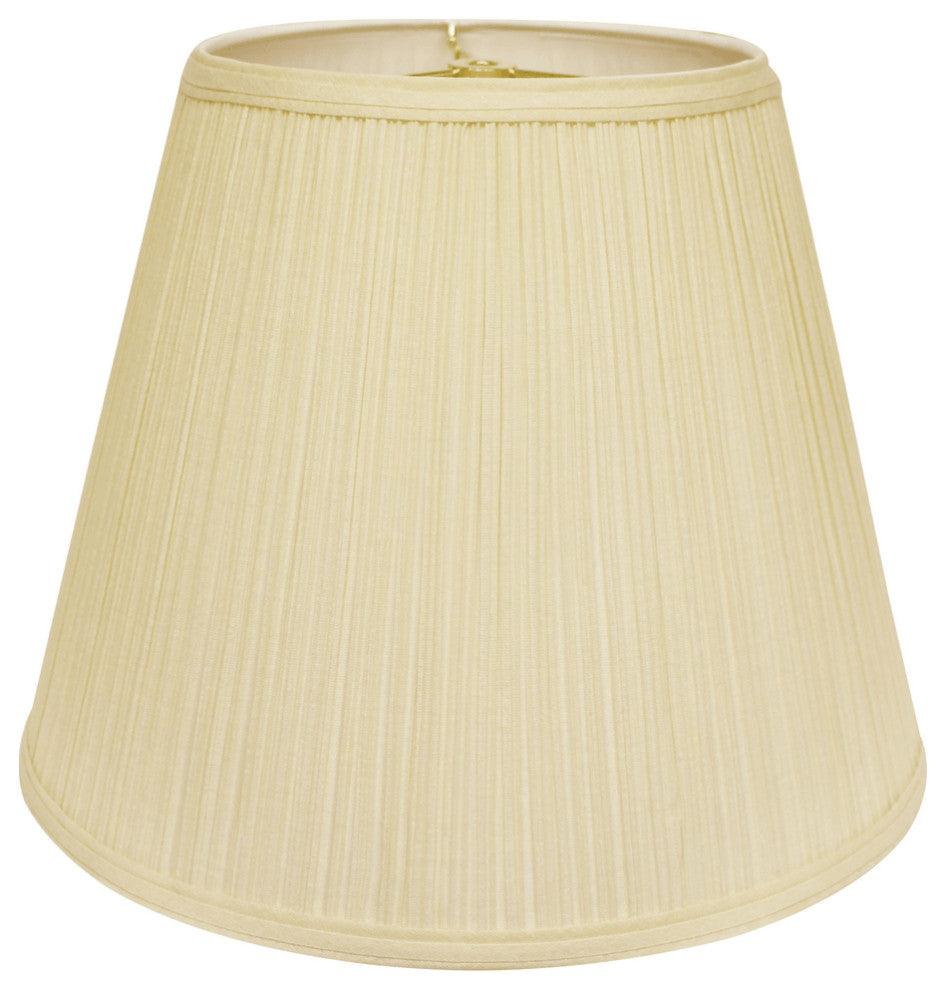 18" Ivory Empire Deep Slanted Broadcloth Lampshade
