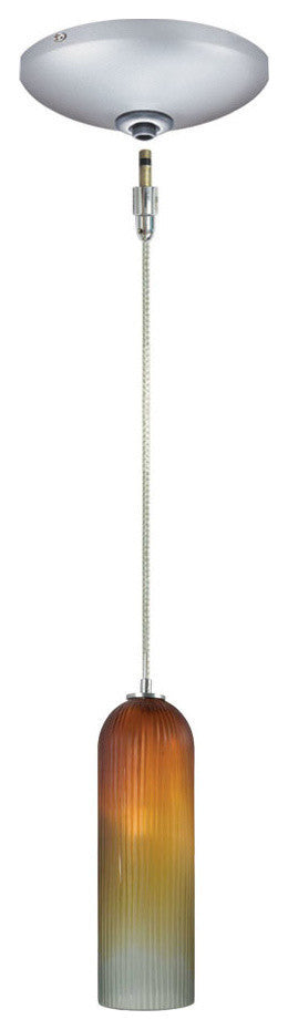 Light Low Voltage Pendant And Canopy Kit, Amber Bronze, Bronze Smoke Gradient Sa