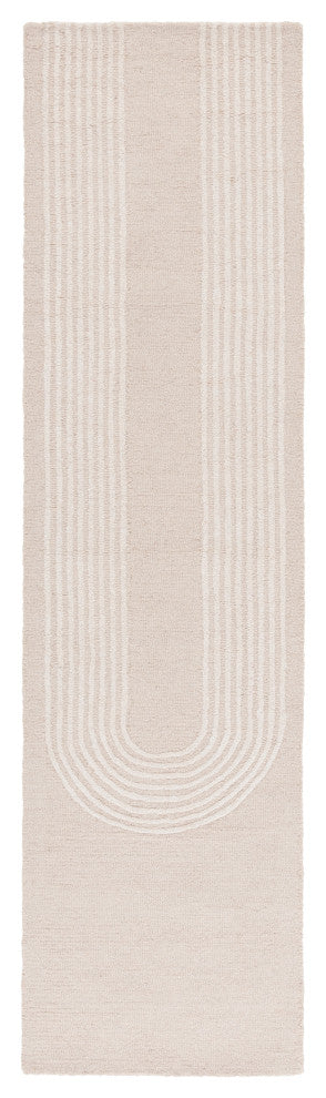Safavieh Couture Ebony Collection EBN125 Rug, Beige/Ivory, 2'3"x9'