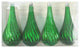 Green Tear Drop 4 Pack