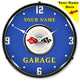 GM19081014 Add Your Name C1 Corvette Garage Clock