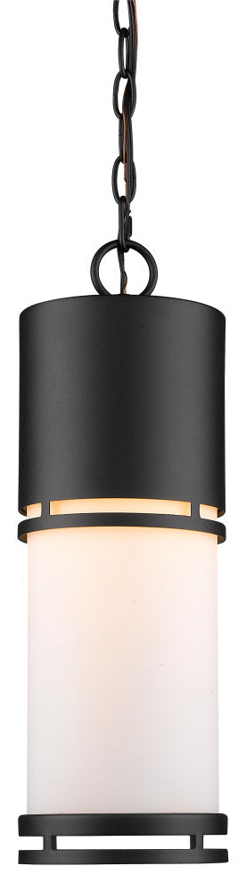Luminata Collection Outdoor LED Chain Hung Light in Black Finish