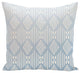 Fishbones Geometric Print Pillow, Washed Out, 16"x16"