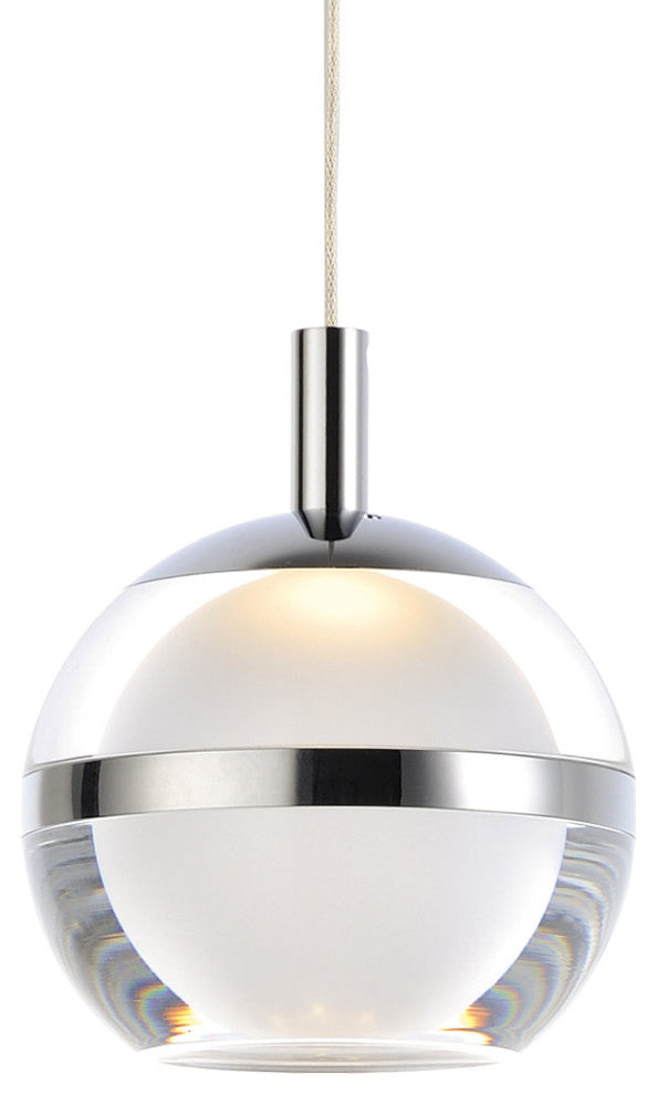 ET2 E24591 Swank 4-1/2"W LED Pendant - Polished Chrome