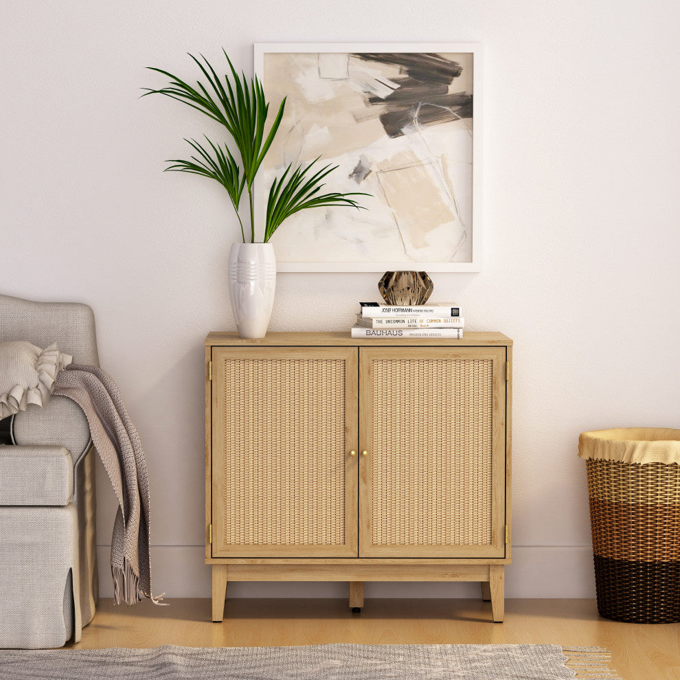 Bodrum 31"H, 2-Door Accent Cabinet