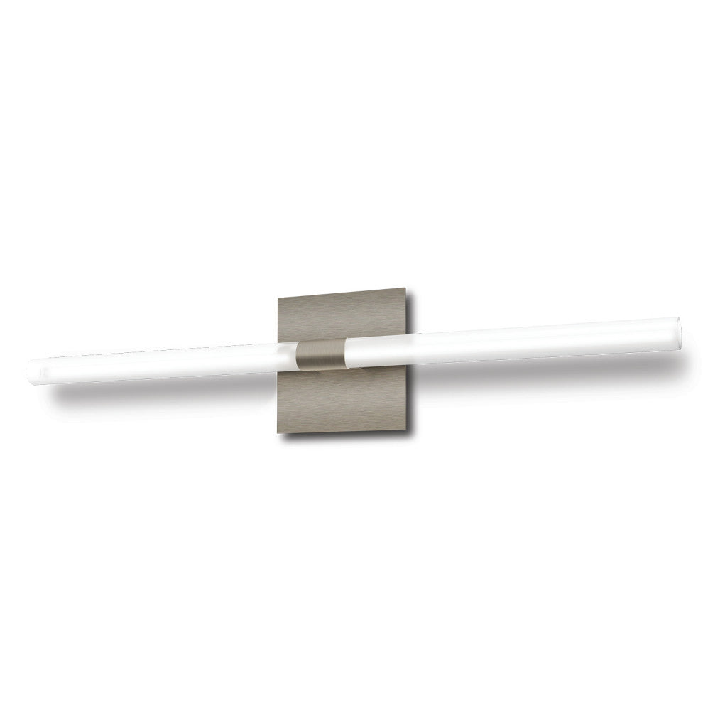 Lino 24" Vanity - Satin Nickel - 3000K - 4.6" Shallow Backplate