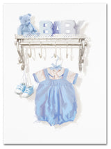 The Macneil Studio 'Birth Blue' Canvas Art, 14" x 19"