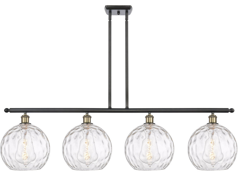 Innovations 516-4I-BAB-G1215-10-LED 4 Light Island Light, Black Antique Brass