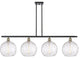 Innovations 516-4I-BAB-G1215-10-LED 4 Light Island Light, Black Antique Brass