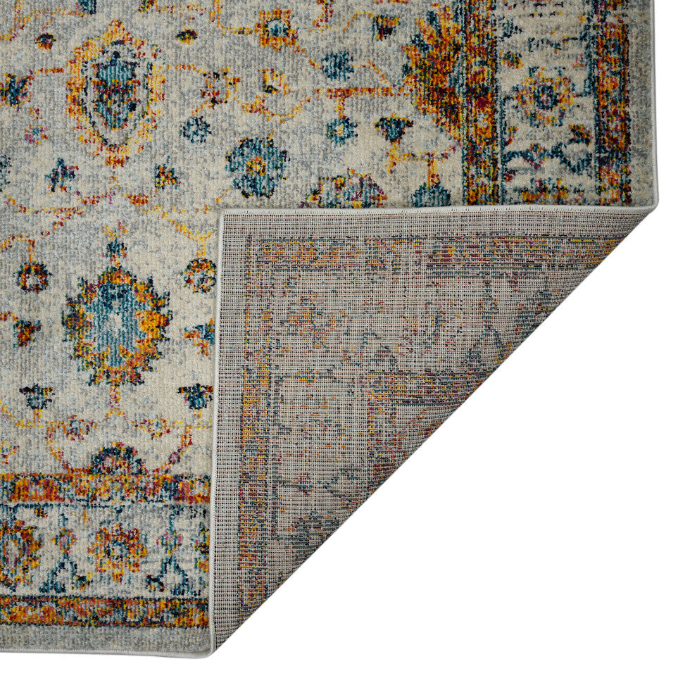 Montana Estrel Area Rug, Ivory, 2' x 3', Bordered