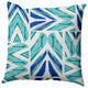 Urban Graffiti Outdoor Pillow, Blue, 14"x20"