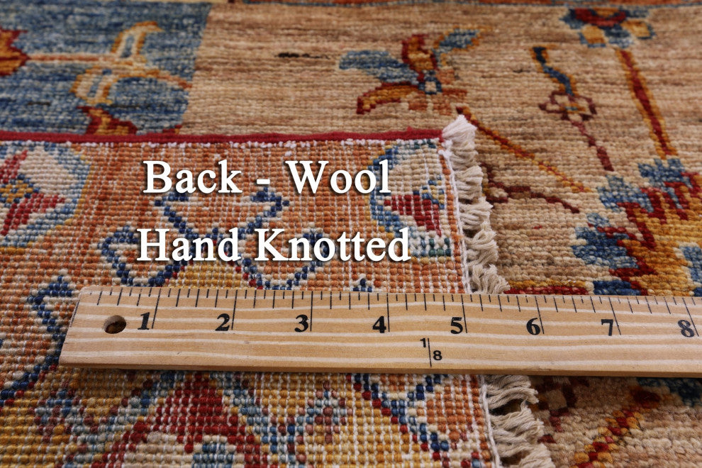 5' 2" X 6' 9" Handmade Super Kazak Wool Rug Q11026