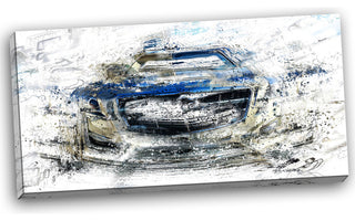 "Abstract Muscle Car" Canvas Painting