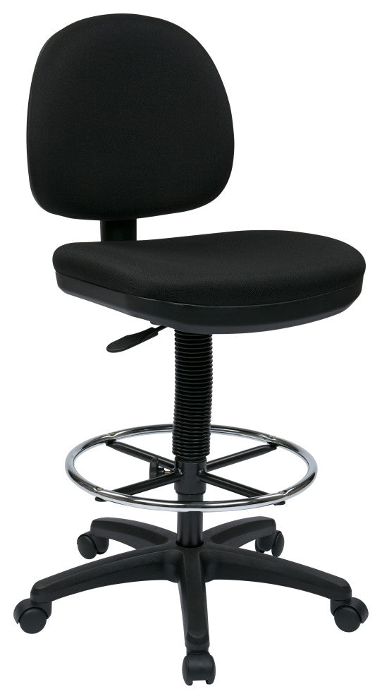 Economical Chair With Chrome Teardrop Footrest