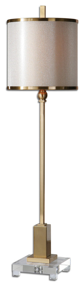 Uttermost Villena Buffet Lamp, Brushed Brass