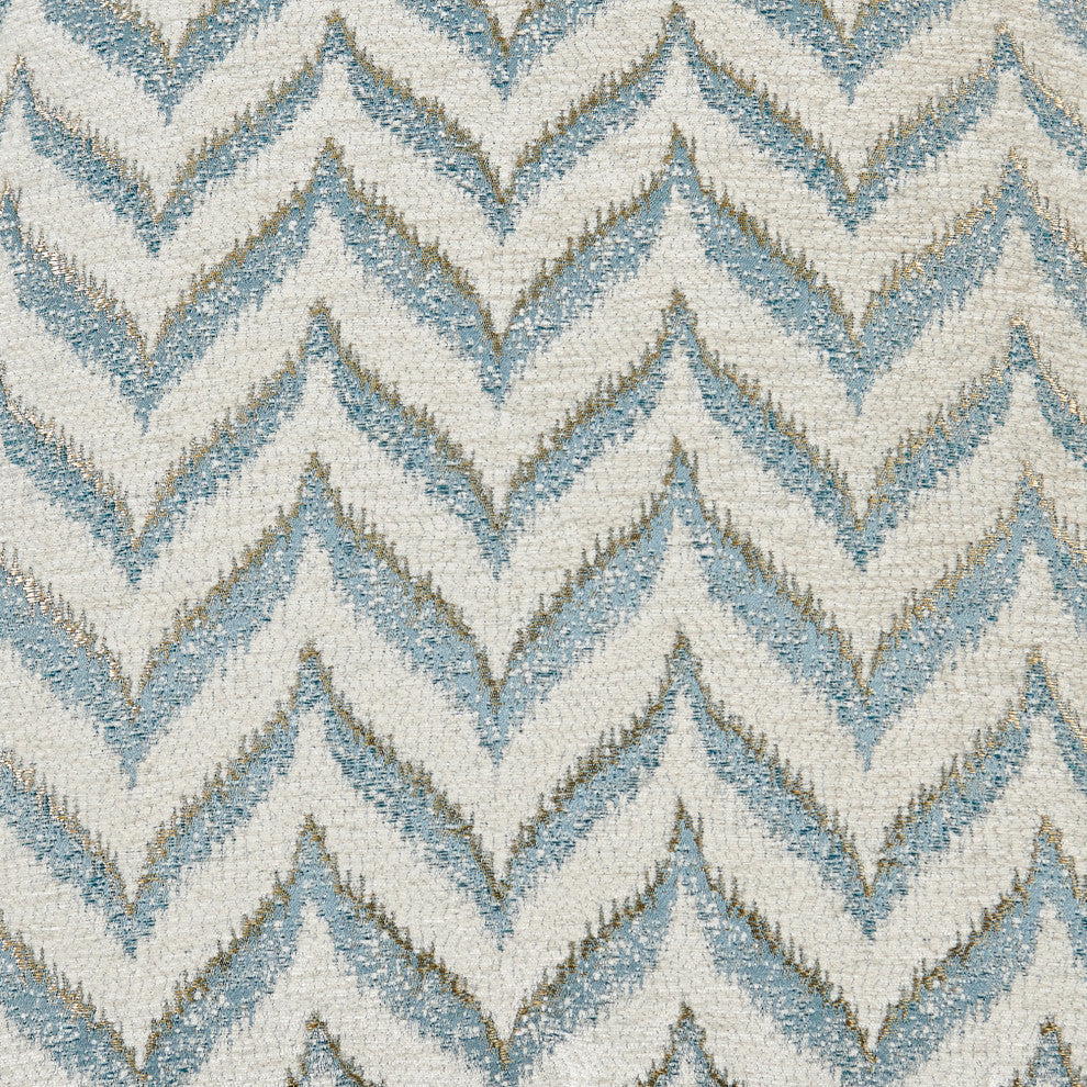 Jacquard Chenille Pillow Covers, 2-Piece Set, Light Blue, 14"x26"