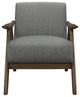 Lexicon Damala Upholstered Accent Chair in Gray