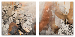 Ready2hangart 'Painted Petals X' 2-piece Canvas Wall Art