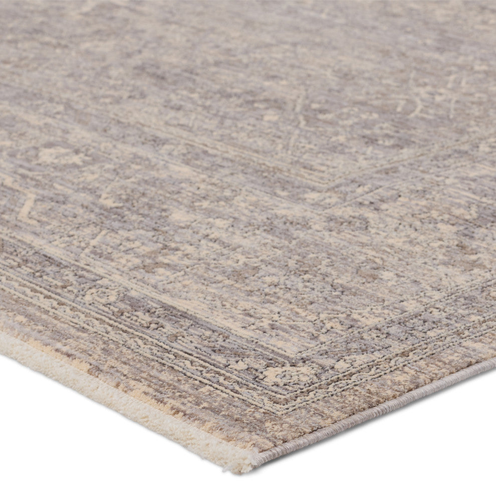 Jaipur Living Vivace Floral Gray/ Taupe Area Rug 10'X13'