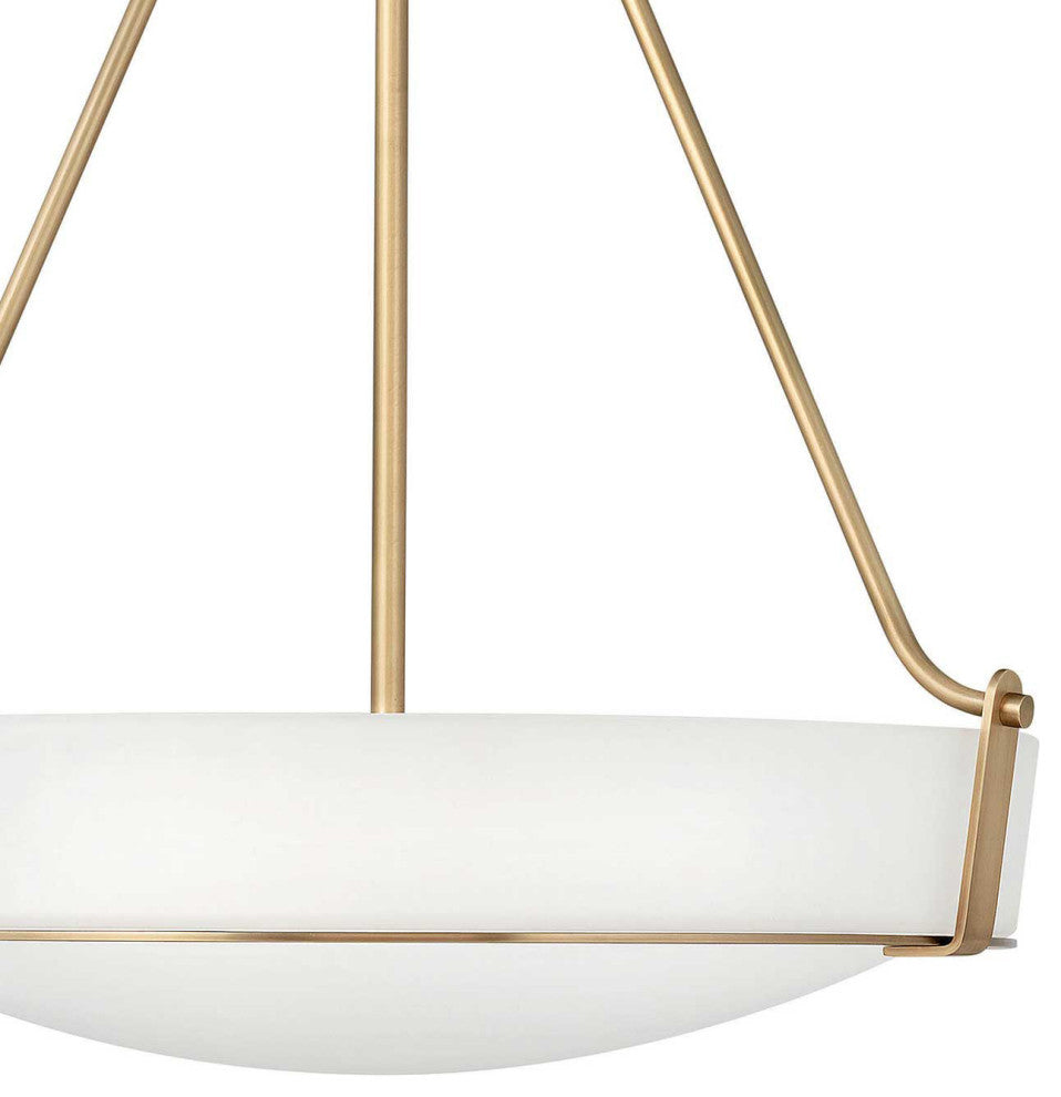 Hinkley Hathaway Large Pendant, Heritage Brass