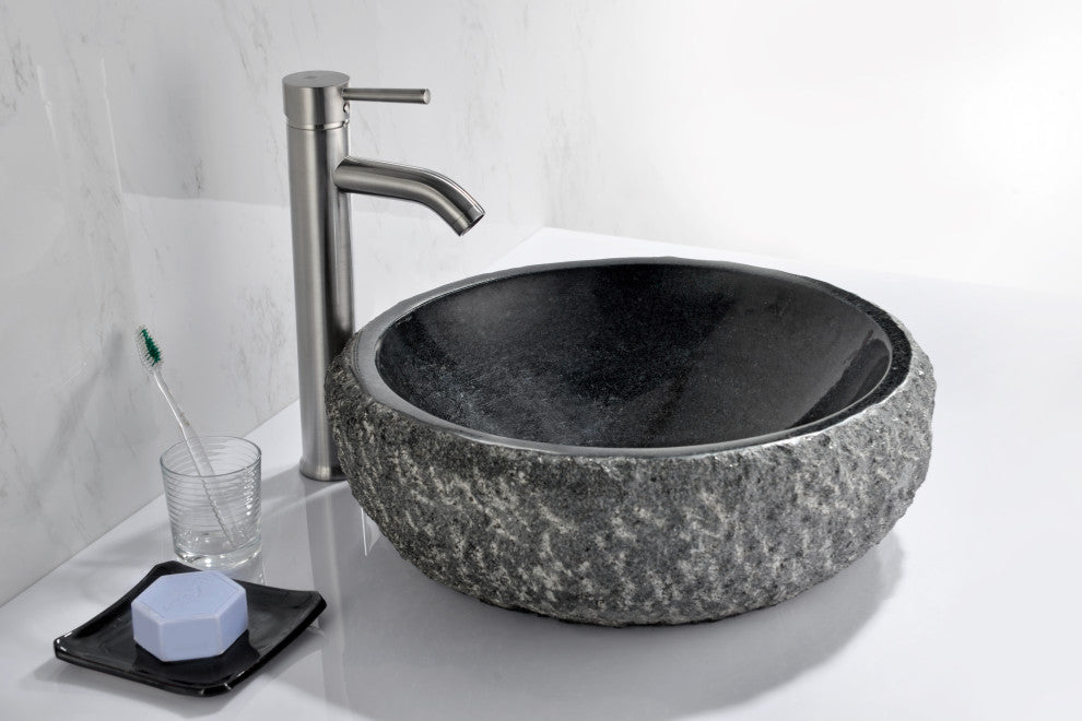 ANZZI Grahame Series Exotic Stone Bathroom Vessel Sink