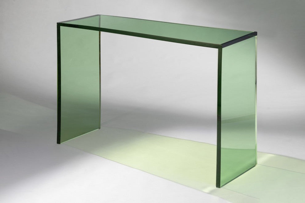 ColorBurst Acrylic Console Table, Green, 16"d X 48"l X 32"h