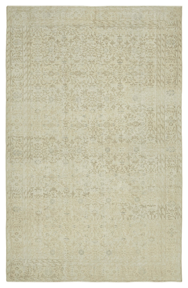 Rug N Carpet - Handmade Anatolian 6' 5'' x 9' 9'' Rustic Wool Area Rug