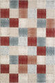 KAS Avalon 5616 Brown Checkered Area Rug, 9' x 12'